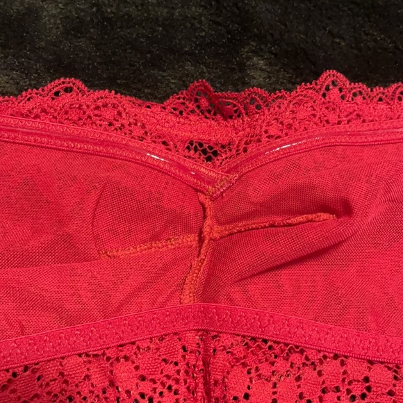 Free people, Lacey Looks Bra, Red, Medium - Picture 5 of 7